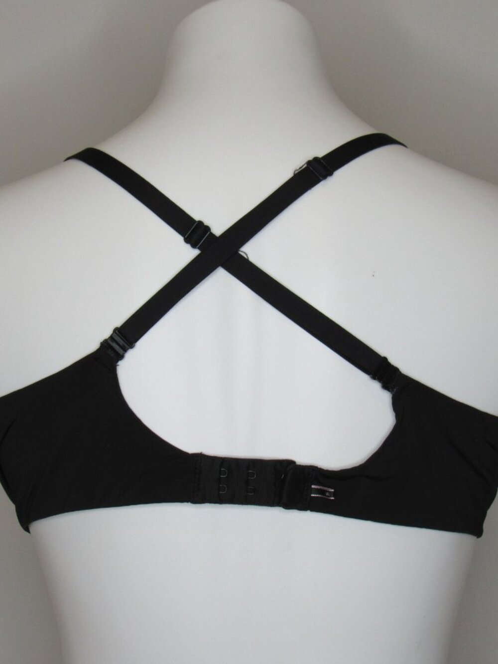 Victoria's Secret Black T-Shirt Lightly LIned Scoop Demi Bra 38DD - Picture 4 of 10